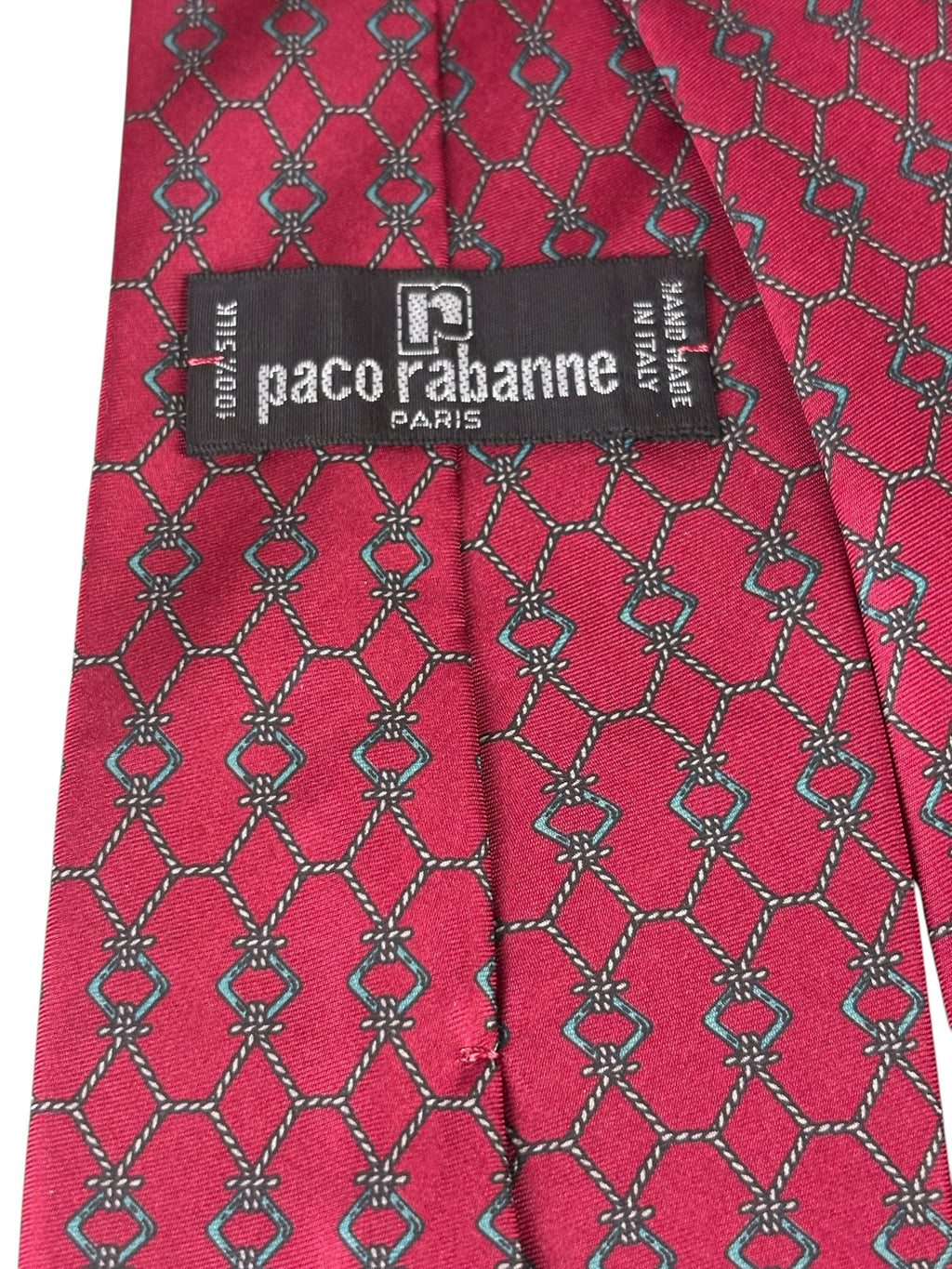 Paco Rabanne Burgundy Tie