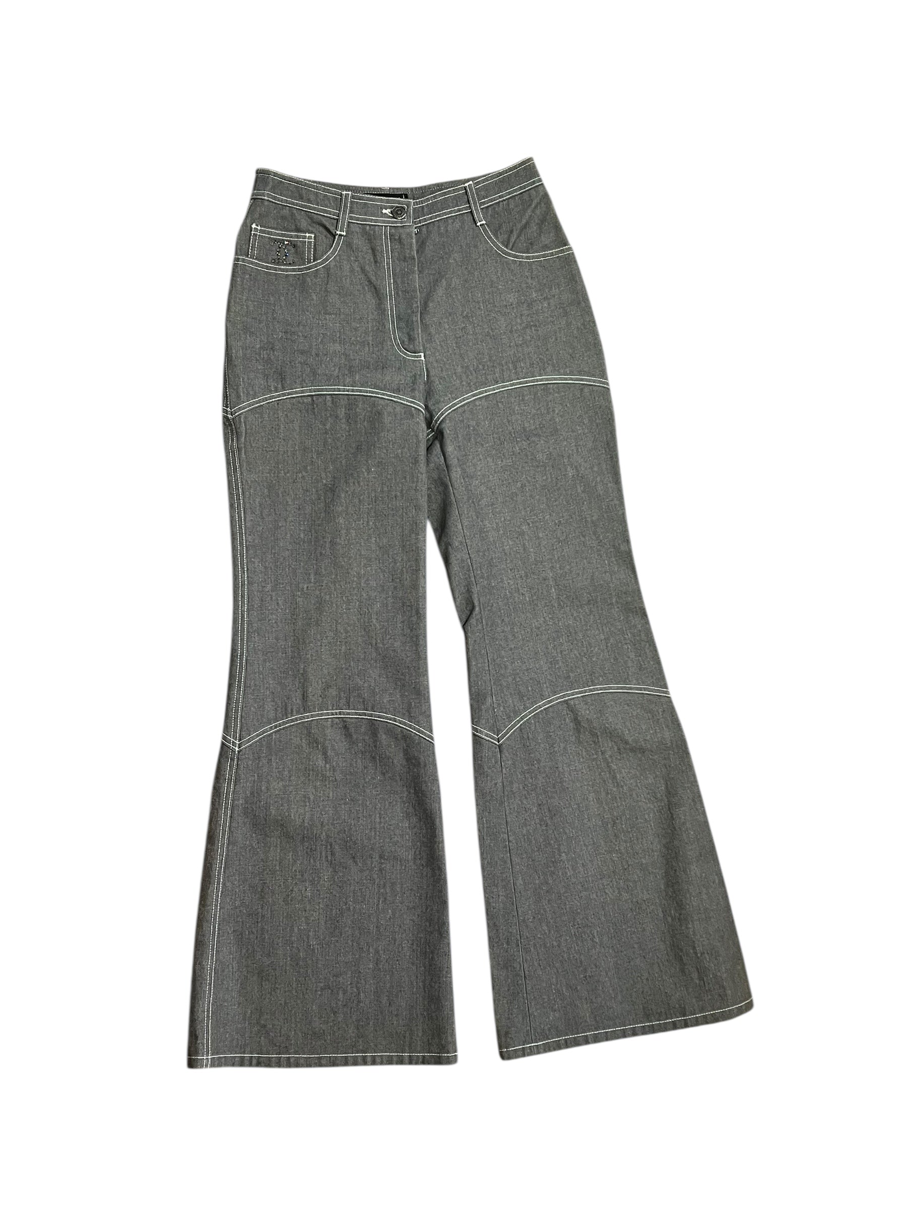 Chanel Flare CC Jeans