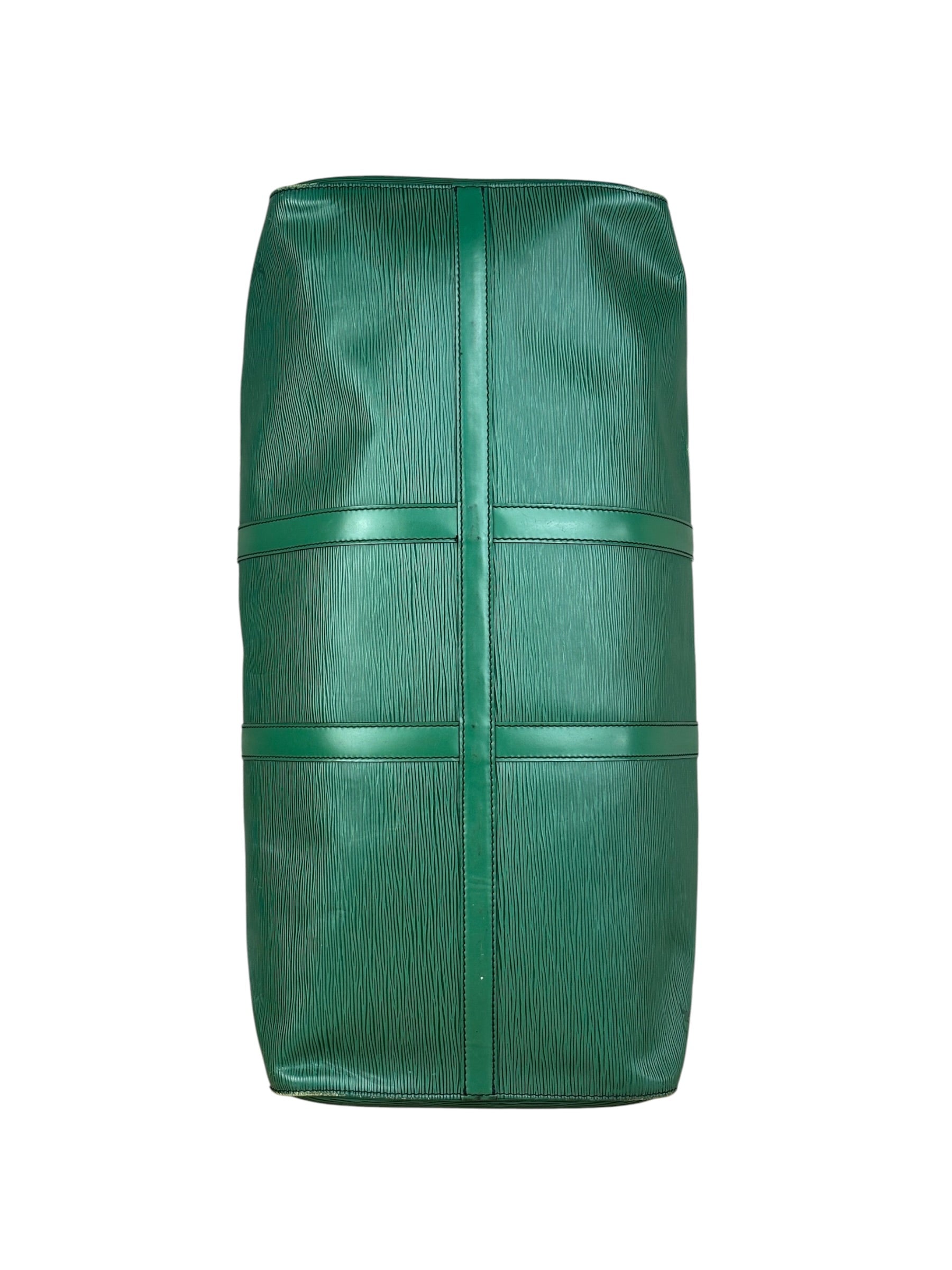 Louis Vuitton Vintage Borneo Green Epi Keepall Bag