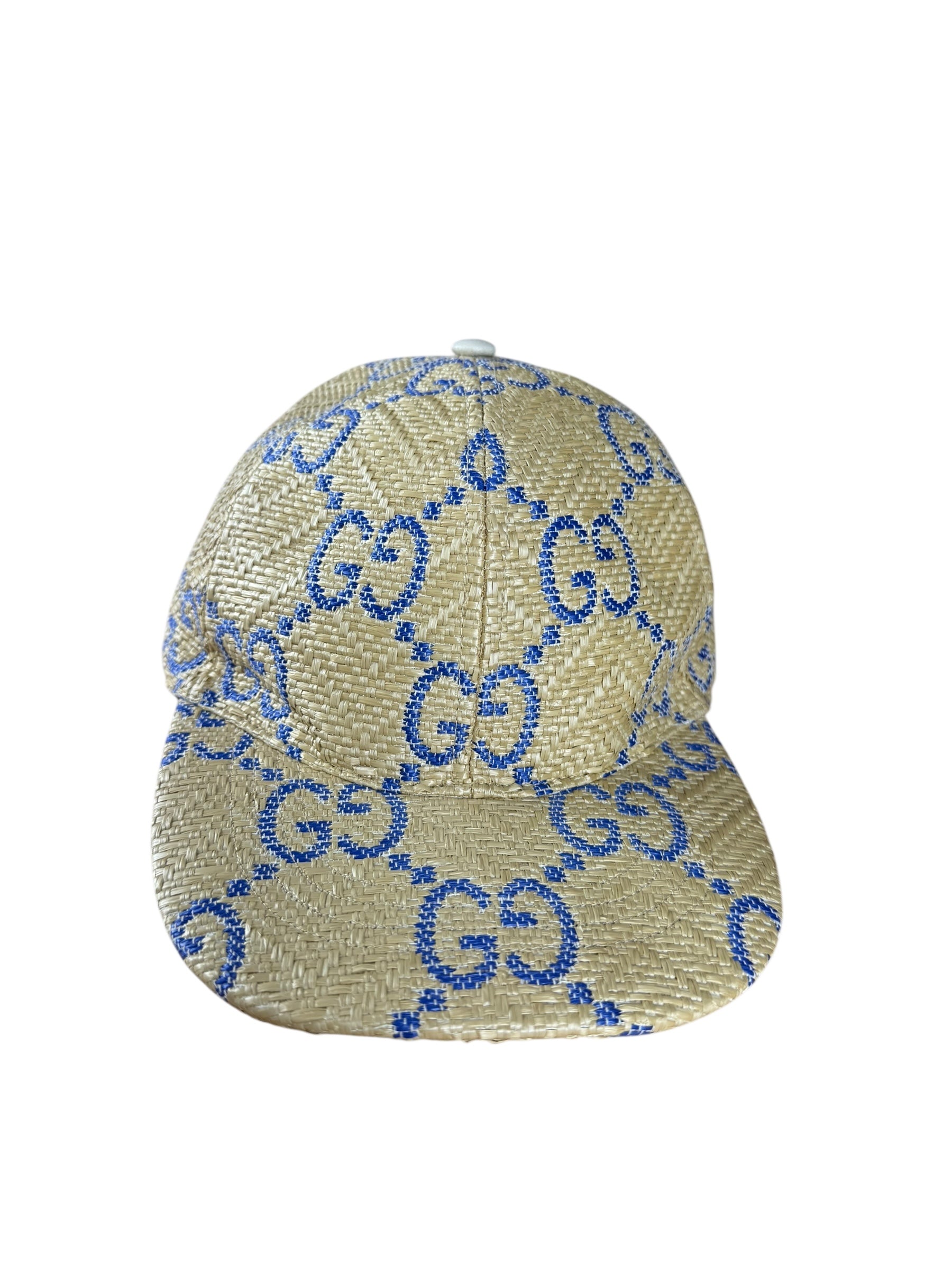 Gucci GG Raffia Baseball Cap
