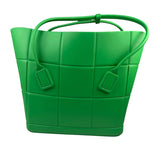 Bottega Veneta Green Acro Large Rubber Tote