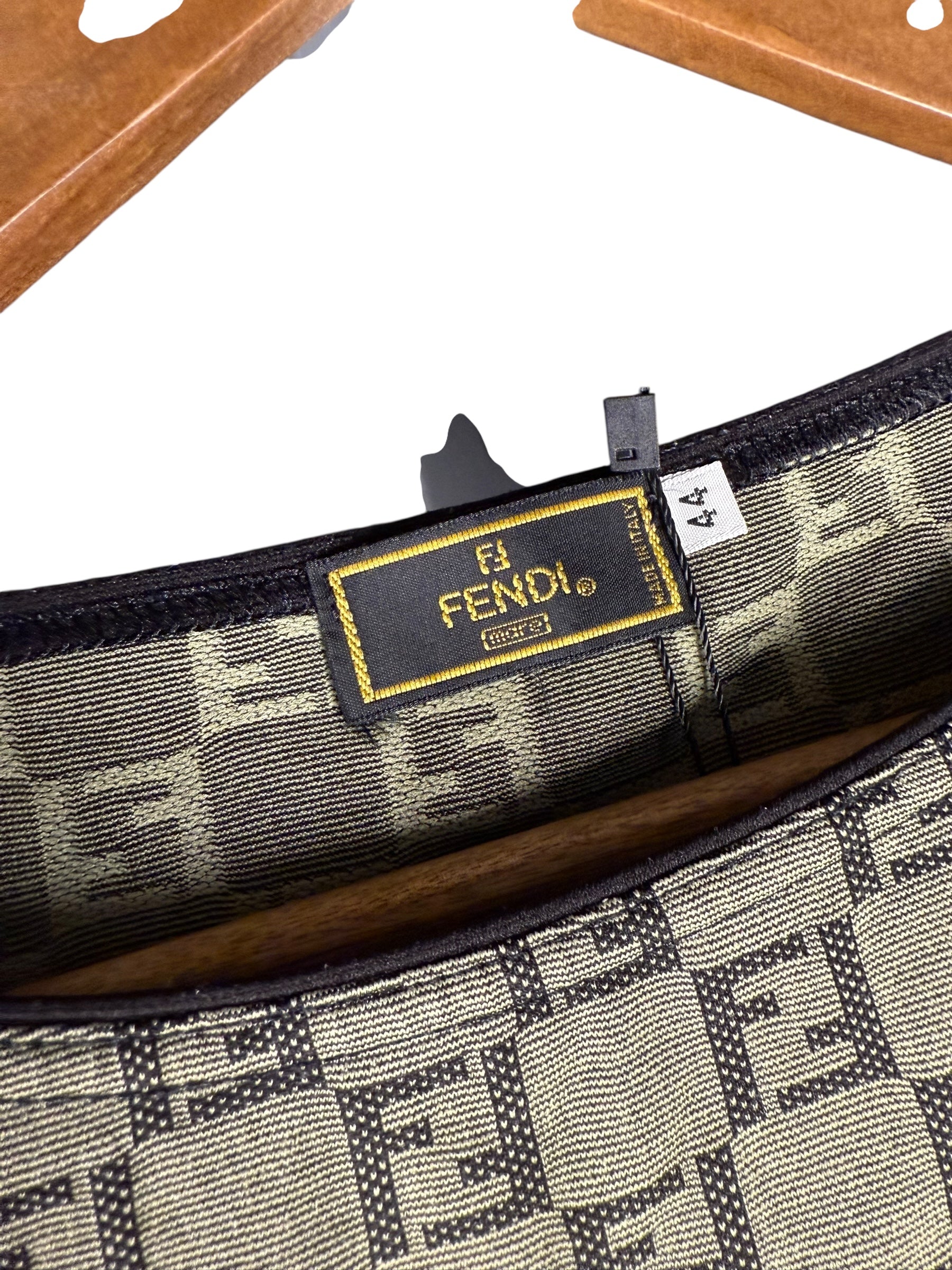 Fendi FF Sleeveless Top Green