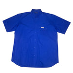Balenciaga Blue Poplin Button Up Shirt