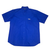 Balenciaga Blue Poplin Button Up Shirt