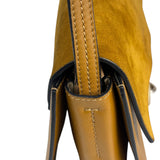 Chloe Mustard Yellow Leather/Suede Faye Bag