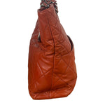 Chanel Red Quilted Calfskin In The Business Tote 2011
