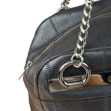 Chanel Black Caviar Chocolate Bar Shoulder Bag