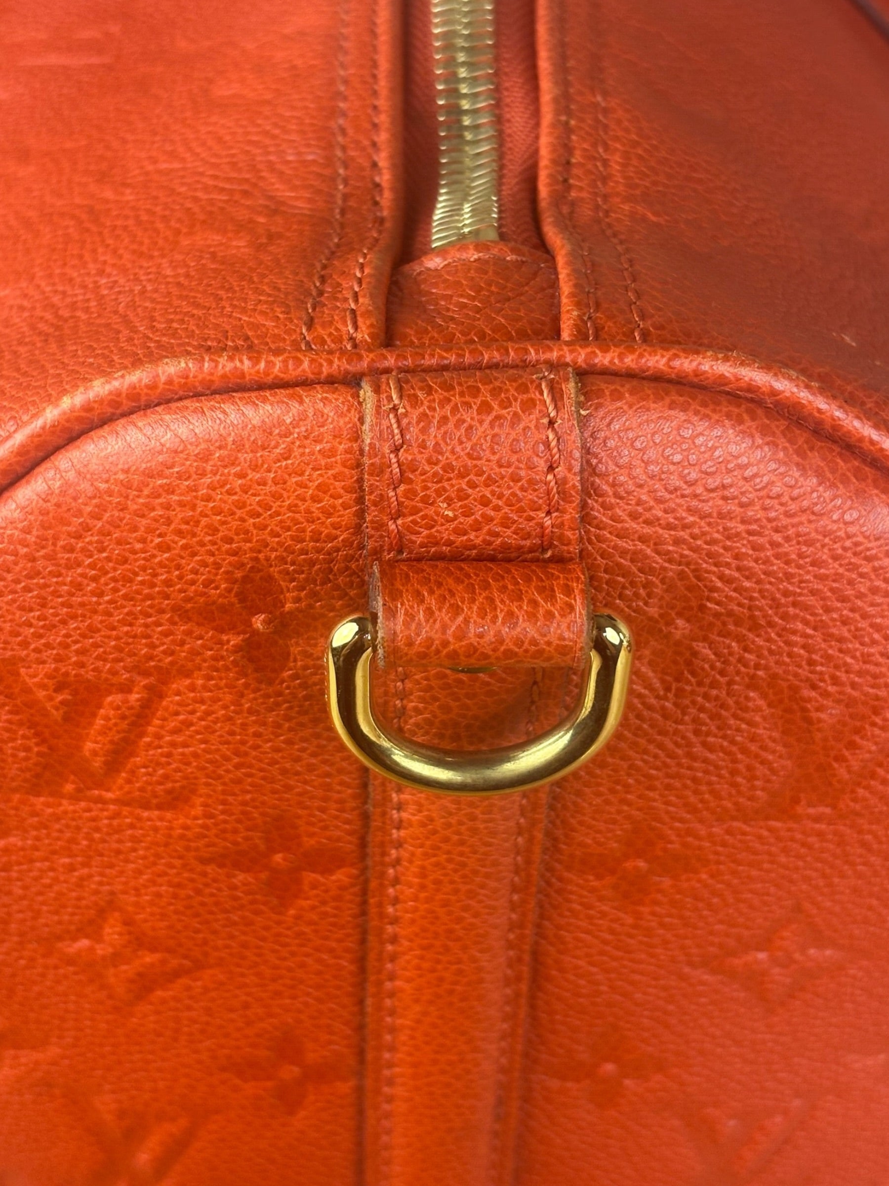 Louis Vuitton Red Empreinte Bandouliere 50