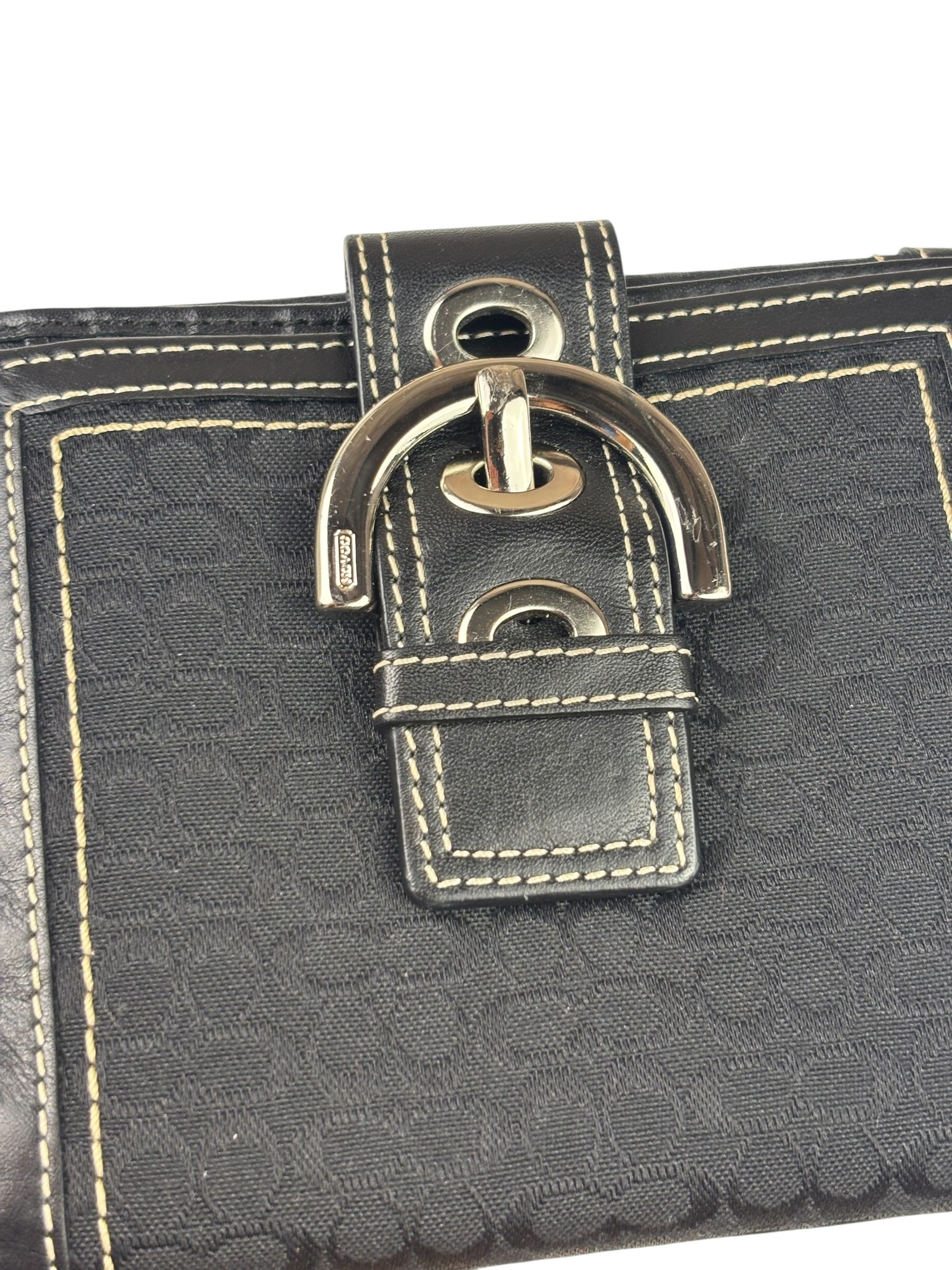 Coach Vintage Signature Compact Wallet