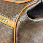 Celine Vintage Macadam Coated Canvas Weekender Travel Bag