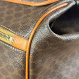 Celine Vintage Macadam Coated Canvas Weekender Travel Bag