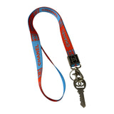 Chanel Coco Mark Nylon Strap Key Lanyard Blue