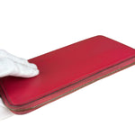 Hermes Pink Epsom Leather Silk'In Long Wallet