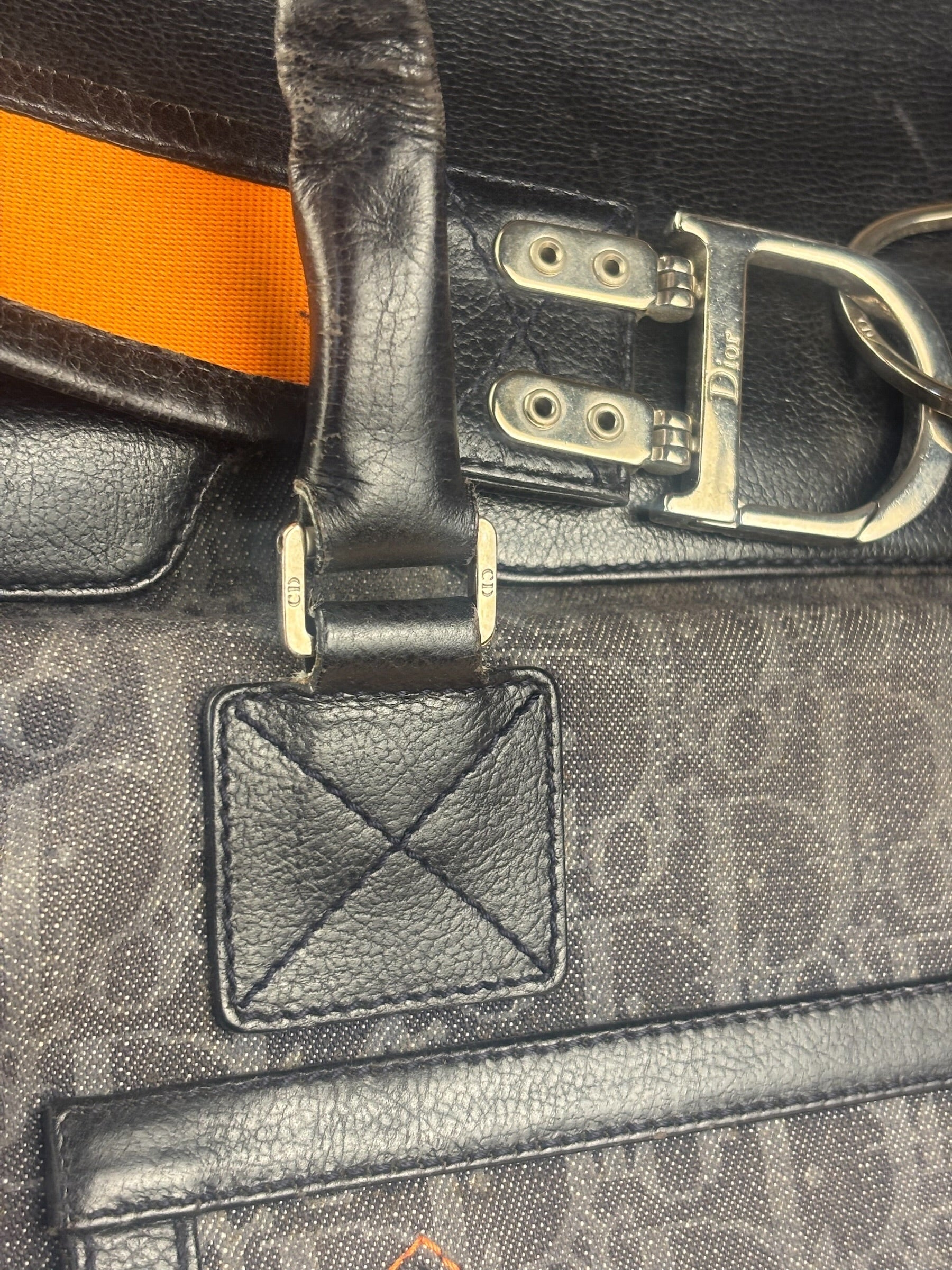 Christan Dior Vintage Diorissimo Flight Trotter Tote