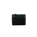 Fendi Black Leather Bifold Compact Wallet