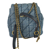 Coach Blue Denim Mini Tabby Backpack