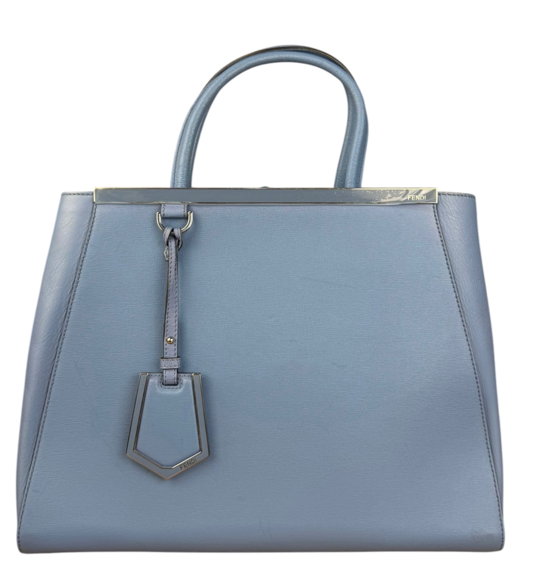 Fendi Cerulean Blue 3-Jours Silhouette Hand Bag