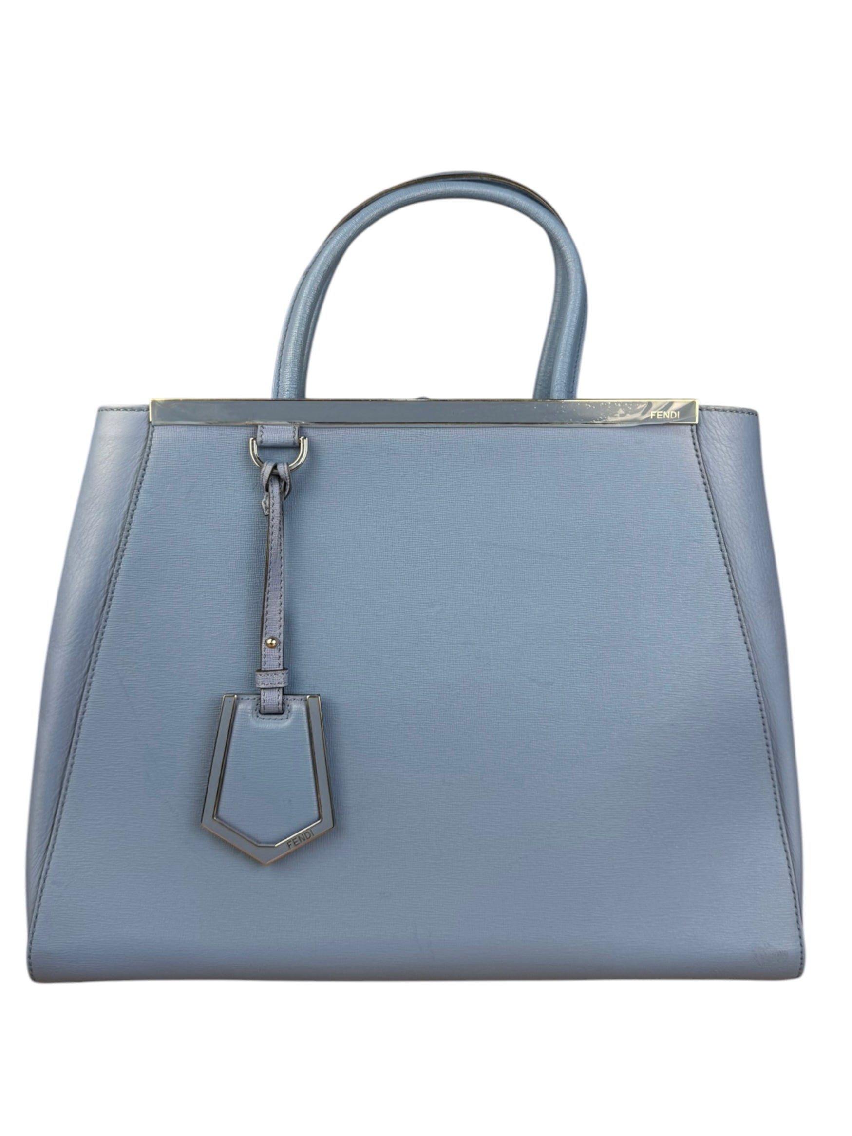 Fendi Cerulean Blue 3-Jours Silhouette Hand Bag