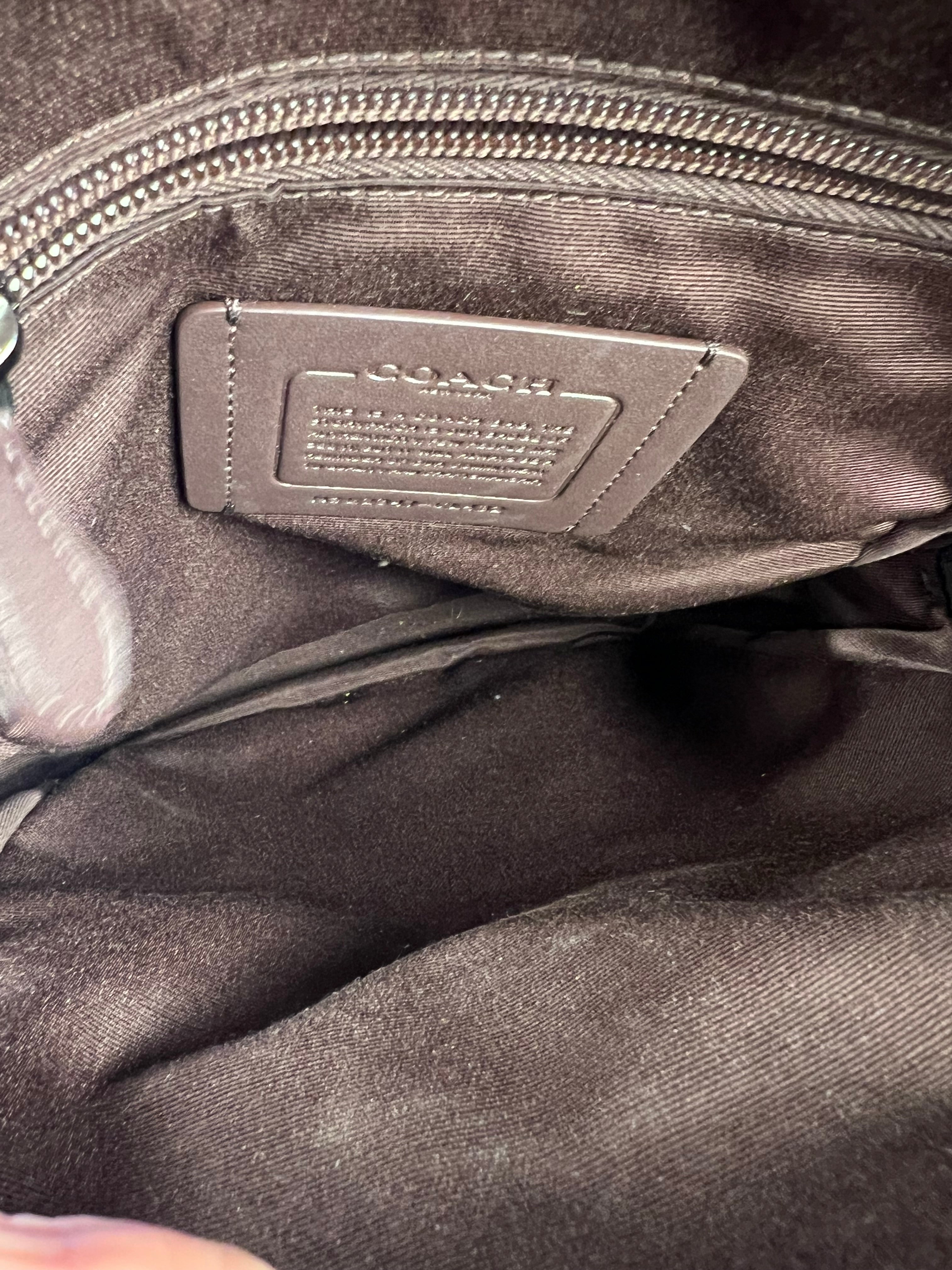 Coach Track Pack Crossbody Purple
