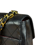 Chanel Vintage Black Quilted Diana Shoulder Bag 1986-1988