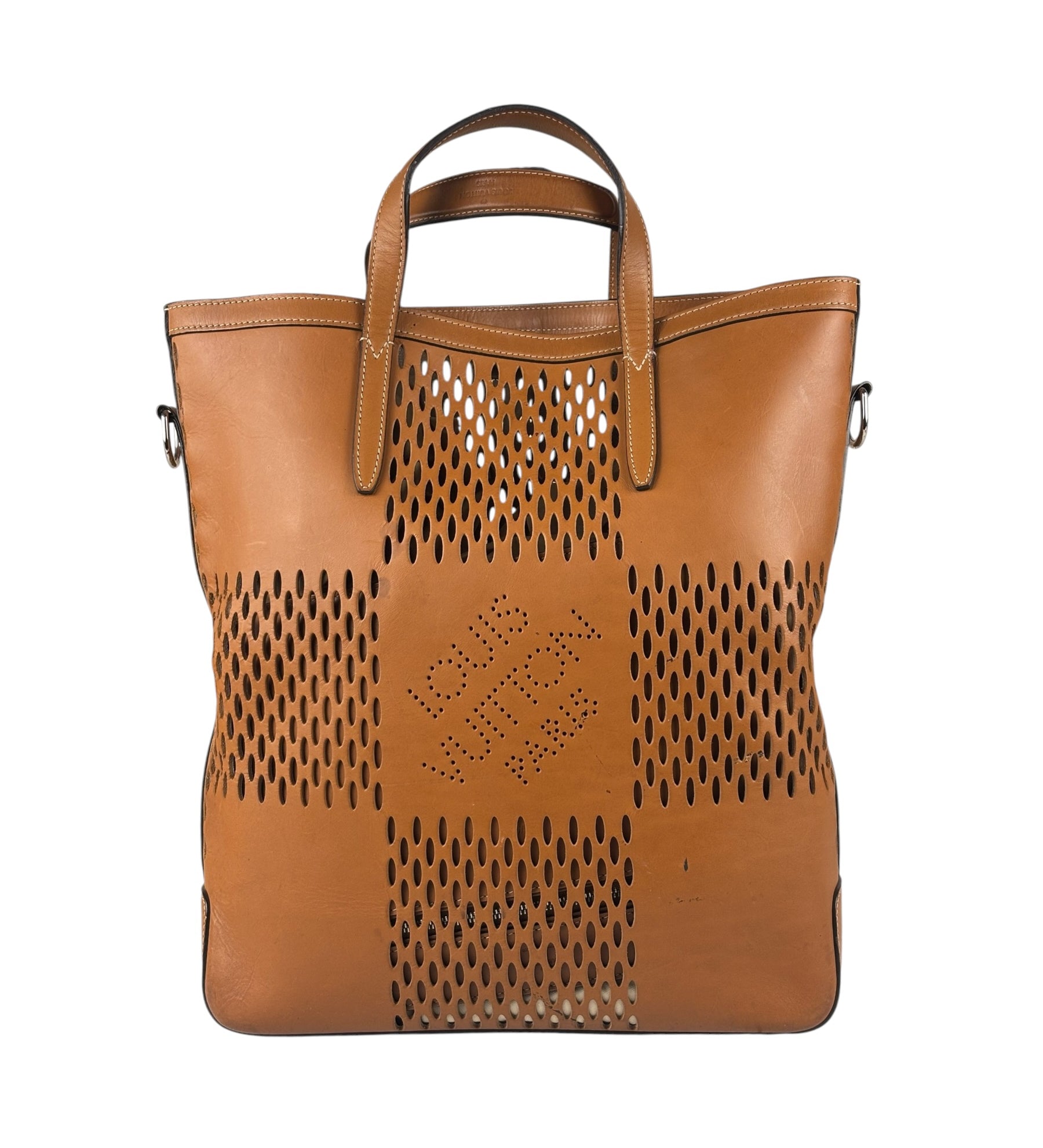 Louis Vuitton Cognac Damier Nomade Oversized Tote