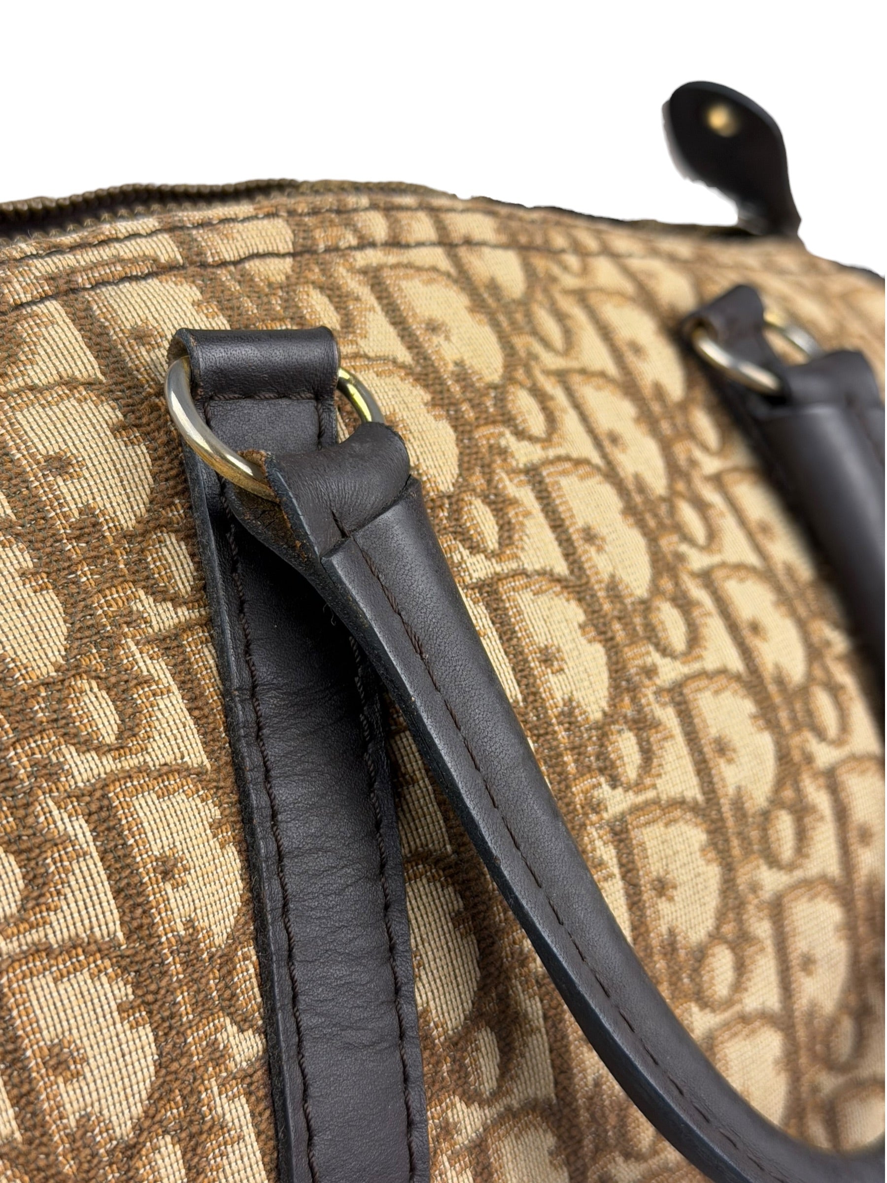 Christian Dior Vintage Brown Trotter Handbag