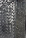 Bottega Veneta Black Intrecciato Zip Pouch
