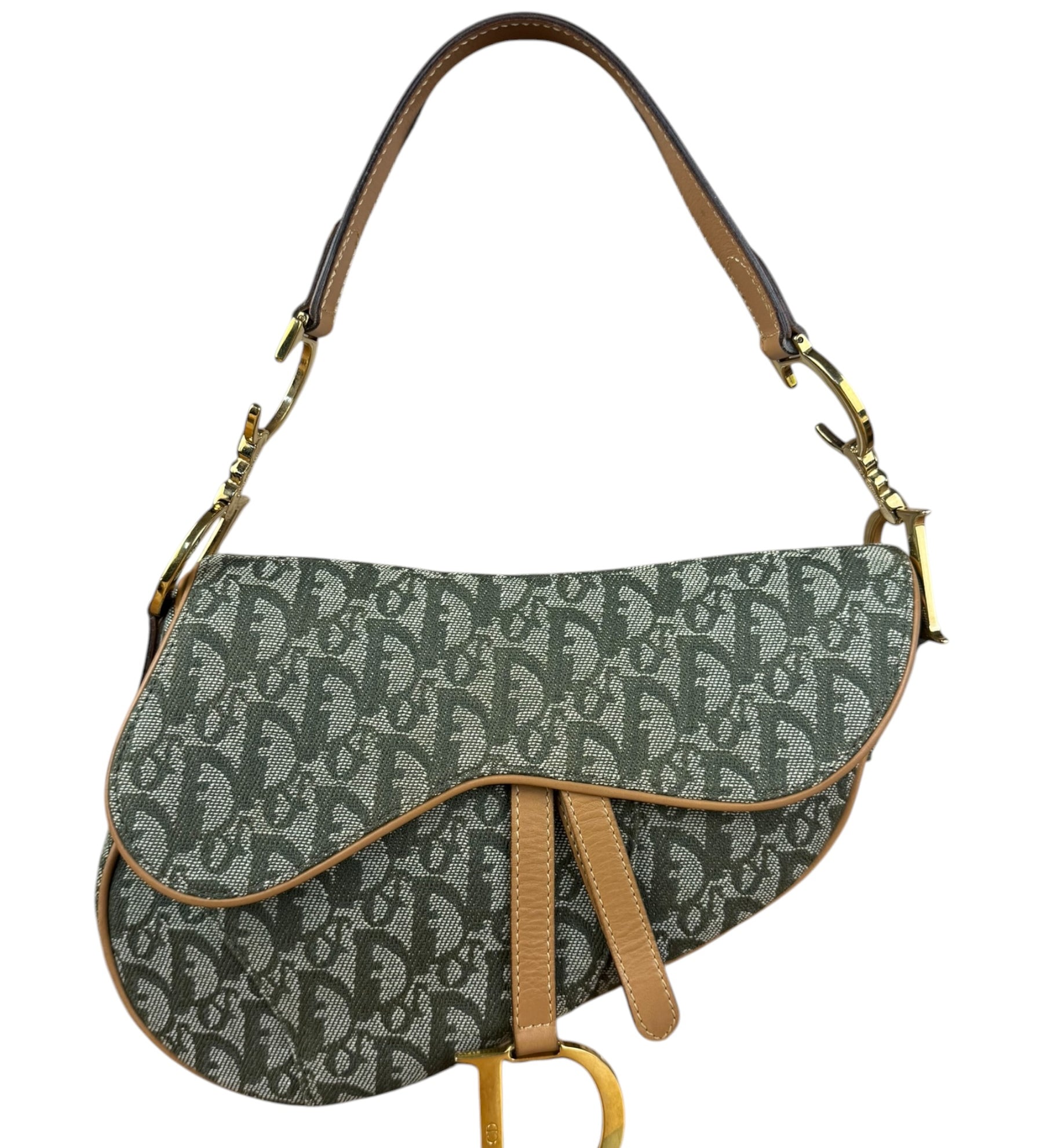 Christian Dior Vintage Trotter Saddle Shoulder Bag
