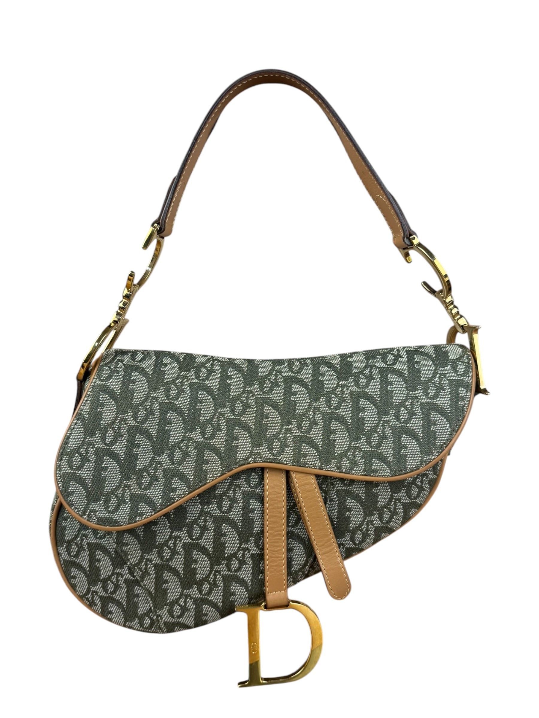 Christian Dior Vintage Trotter Saddle Shoulder Bag