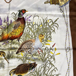 Gucci Vintage Silk Bird Bath Scarf