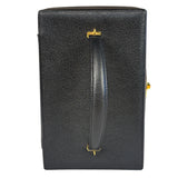 Chanel Black Caviar Leather Vanity Train Case 1995