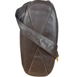 Ferragamo Vintage Brown Leather Hobo Bag