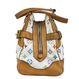 Louis Vuitton White Monogram Murakami Claudia Handbag