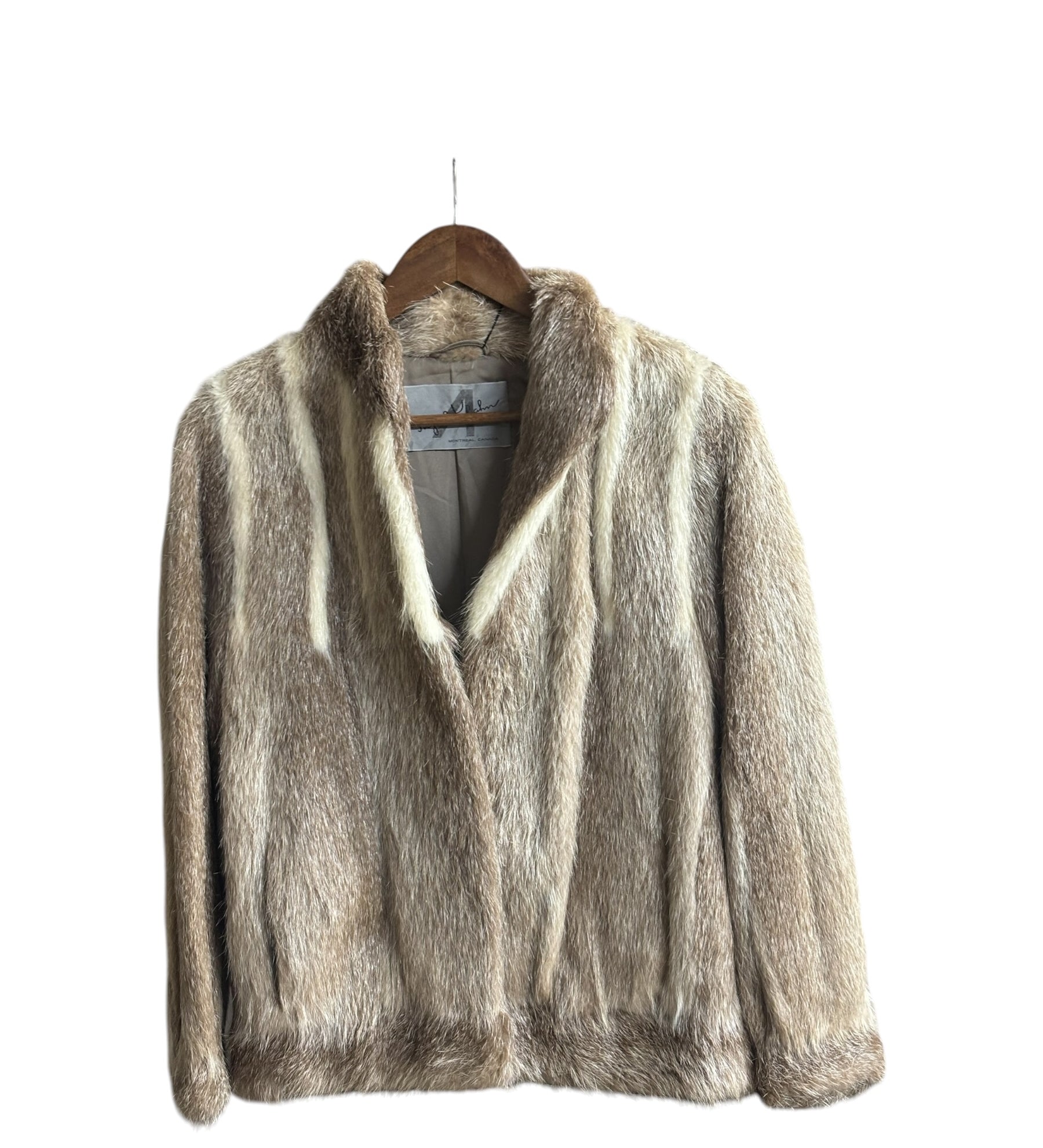 Ingrid Klahn x Montreal Canada Badger Fur Coat