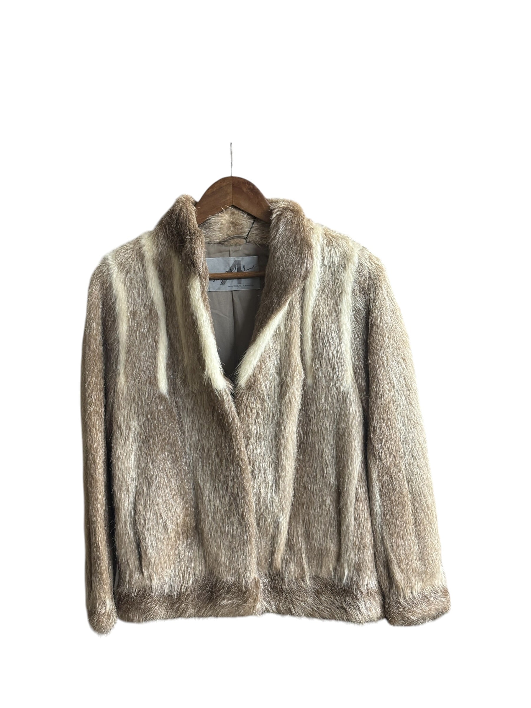 Ingrid Klahn x Montreal Canada Badger Fur Coat