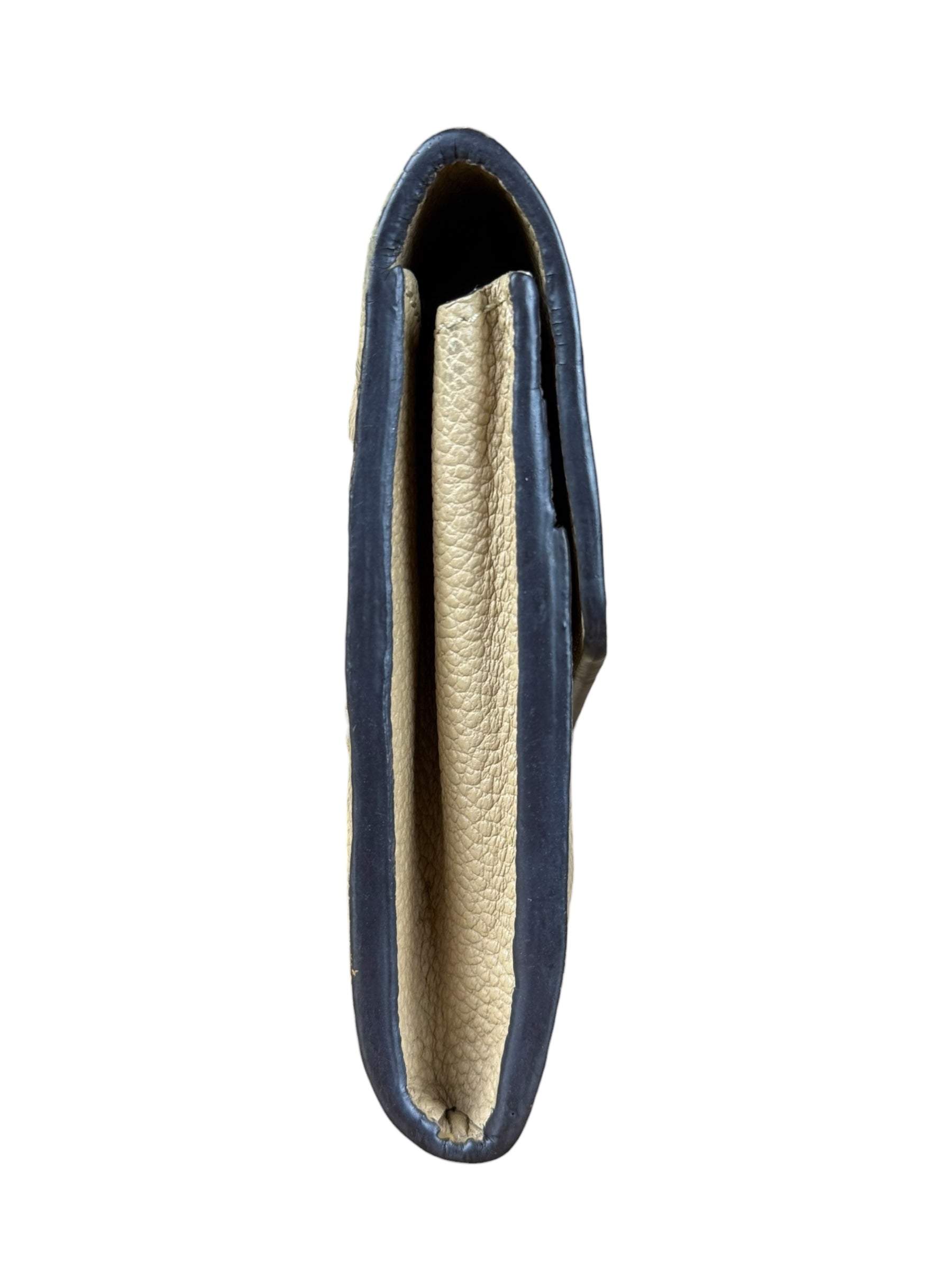 Louis Vuitton Empreinte Leather Beige Sarah Wallet