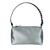 Alexander Wang Silver Satin Heiress Pouch