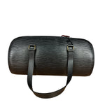 Louis Vuitton Noir Epi Soufflot Handbag