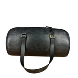 Louis Vuitton Noir Epi Soufflot Handbag