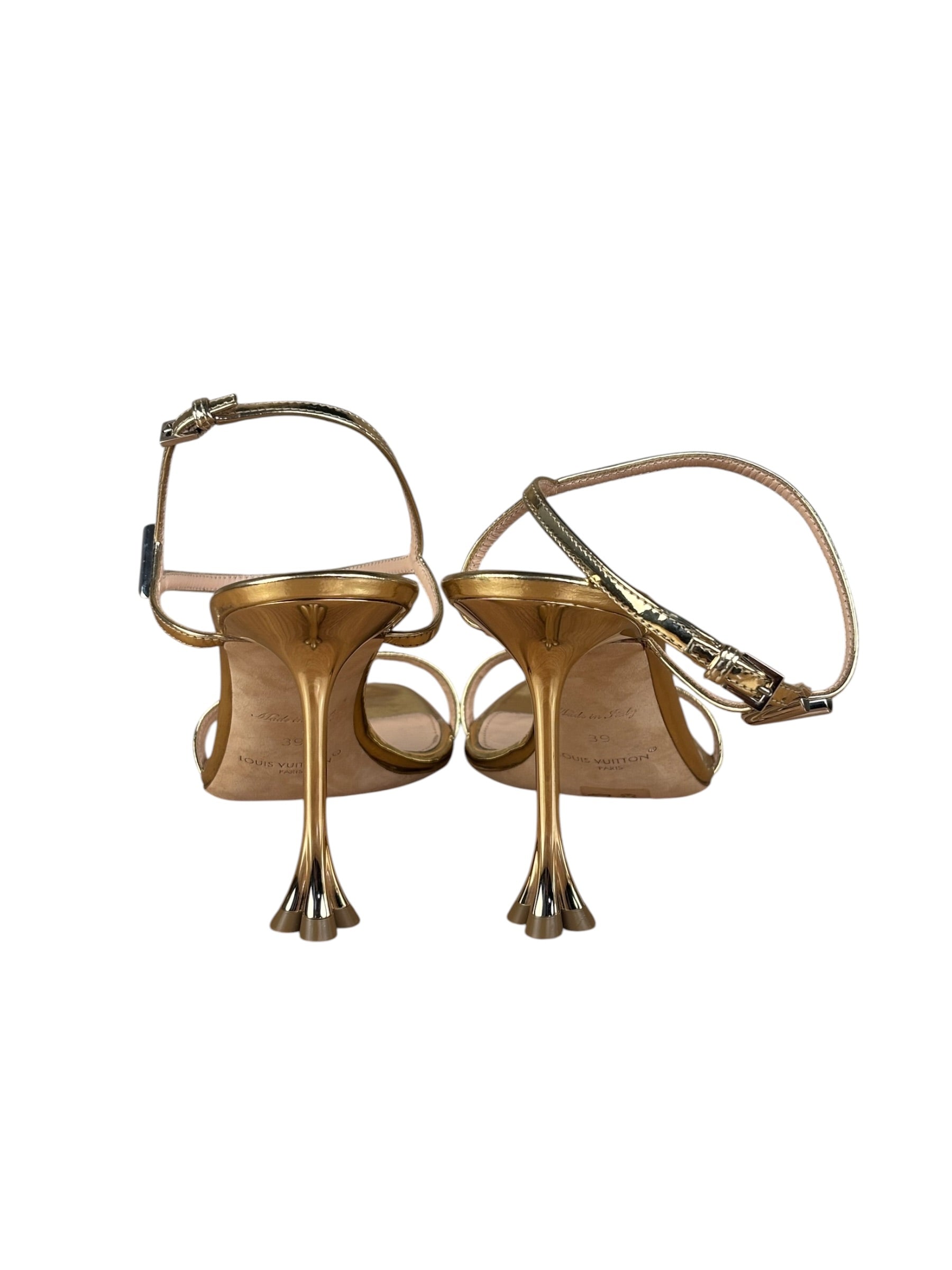 Louis Vuitton Gold Blossom Sandals