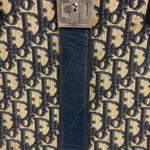 Christian Dior Vintage Navy Oblique Travel Bag
