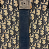 Christian Dior Vintage Navy Oblique Travel Bag