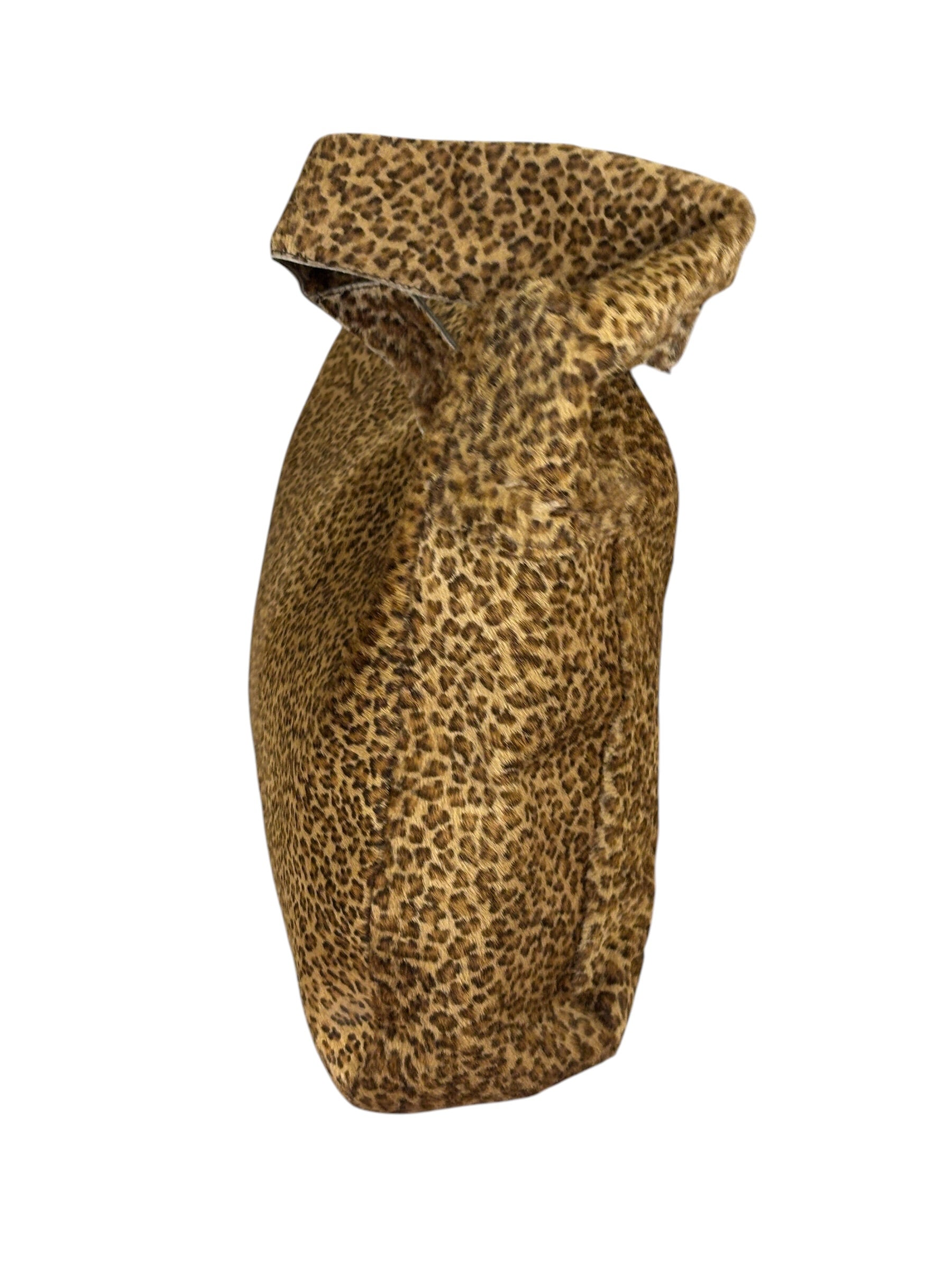 Bottega Veneta Vintage Leopard-Print Pony Hair Tote Bag