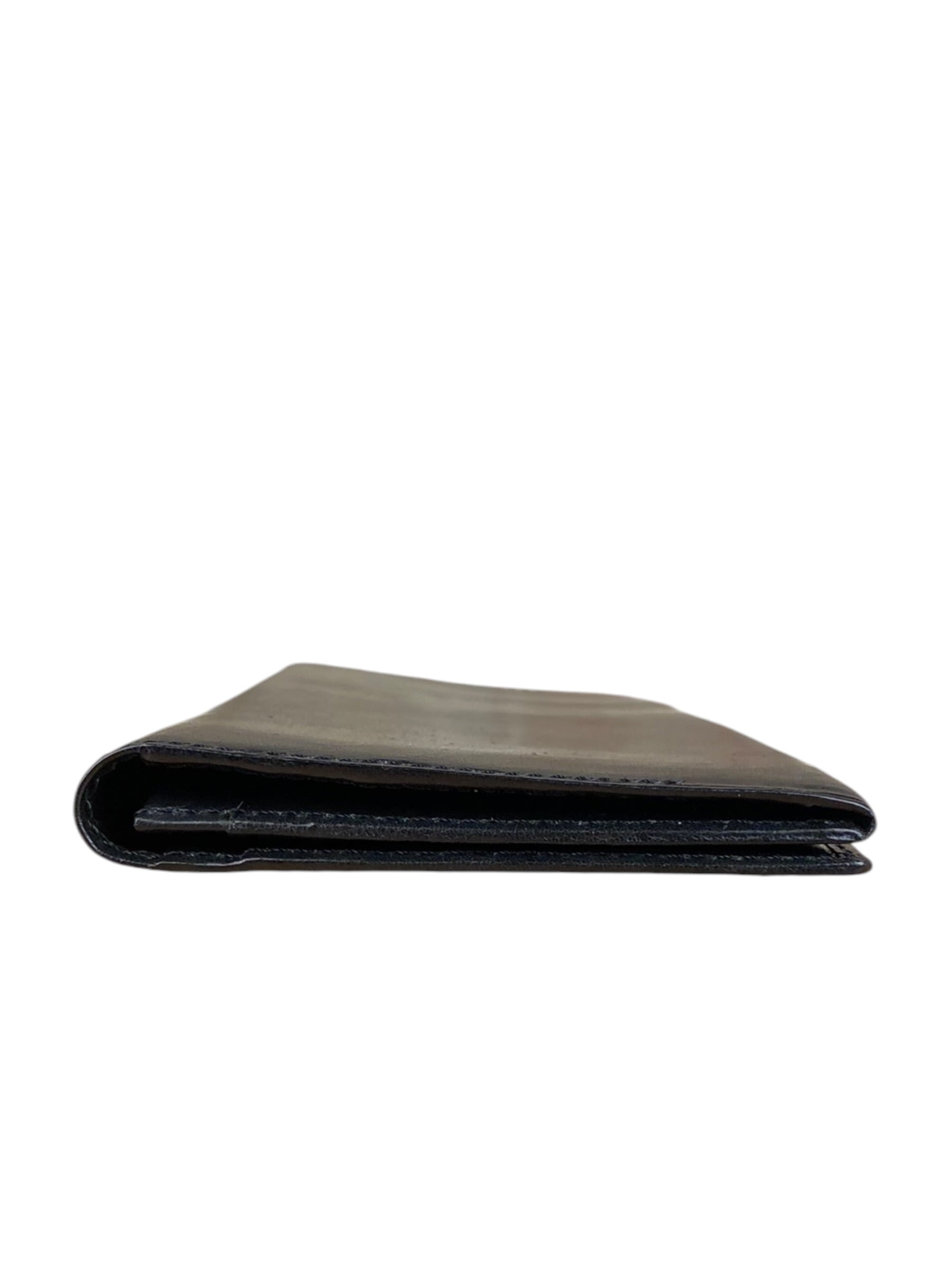 Valentino Black Leather Long Wallet