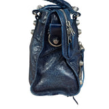 Balenciaga Navy Blue Giant Hardware City Bag