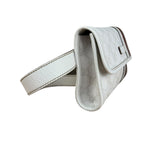 Gucci GG White Coated Canvas Sherry Line Belt Bag