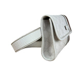 Gucci GG White Coated Canvas Sherry Line Belt Bag