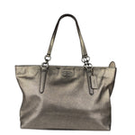 Coach Metallic Bronze Leather Chicago Ellis Tote Bag