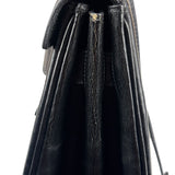 Hermes Black Box Leather Kelly 32 Handbag 1979