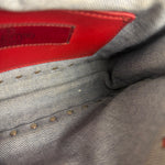 Valentino Garavani Denim Rockstud Spike Shoulder Bag